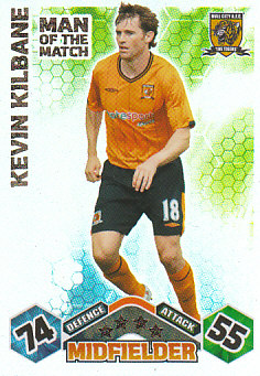 Kevin Kilbane Hull City 2009/10 Topps Match Attax Man of the Match #392